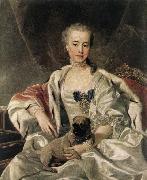 ) Portrait of Catherina Golitsyna LOO, Louis Michel van